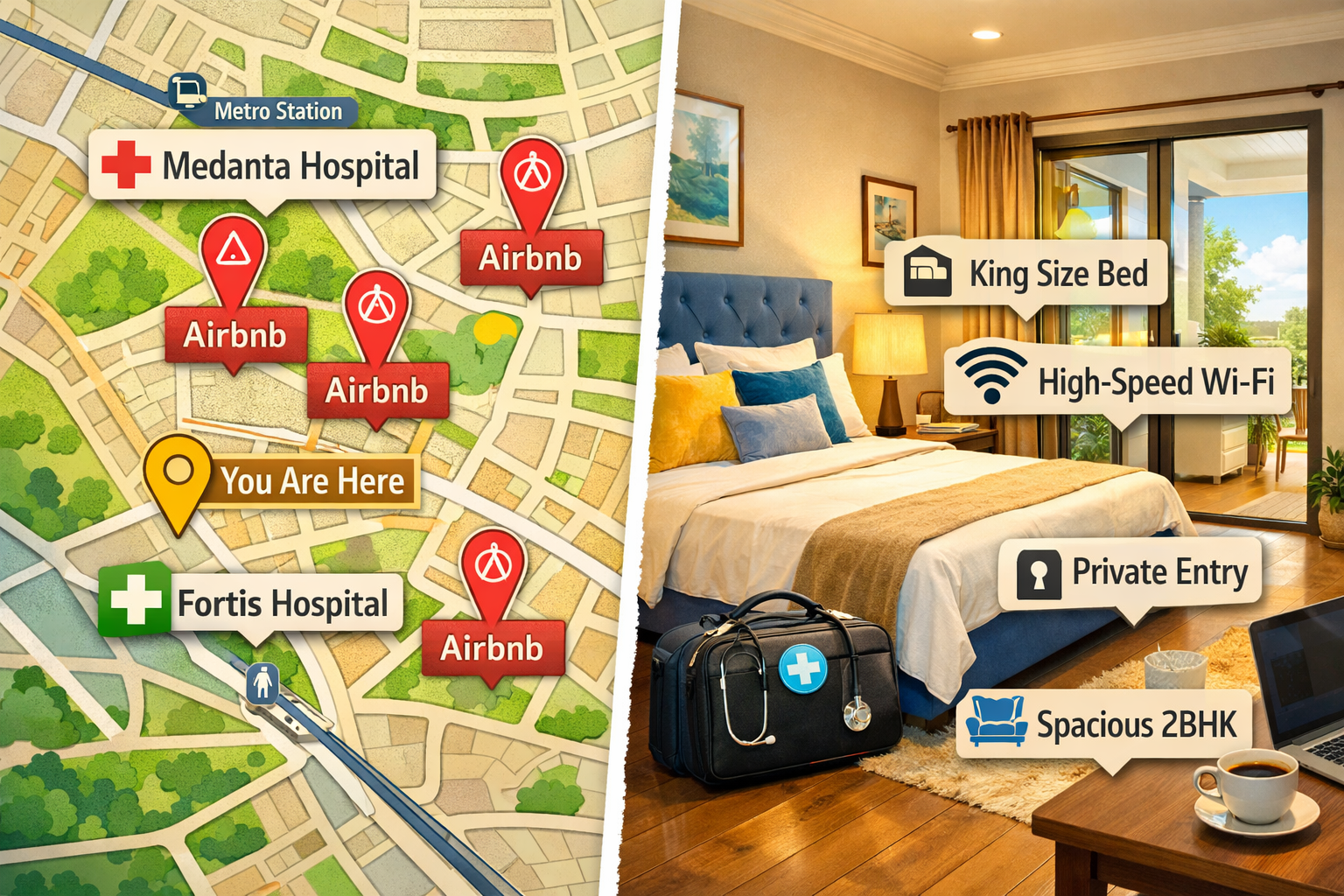 Gurgaon medical travel accommodation trends