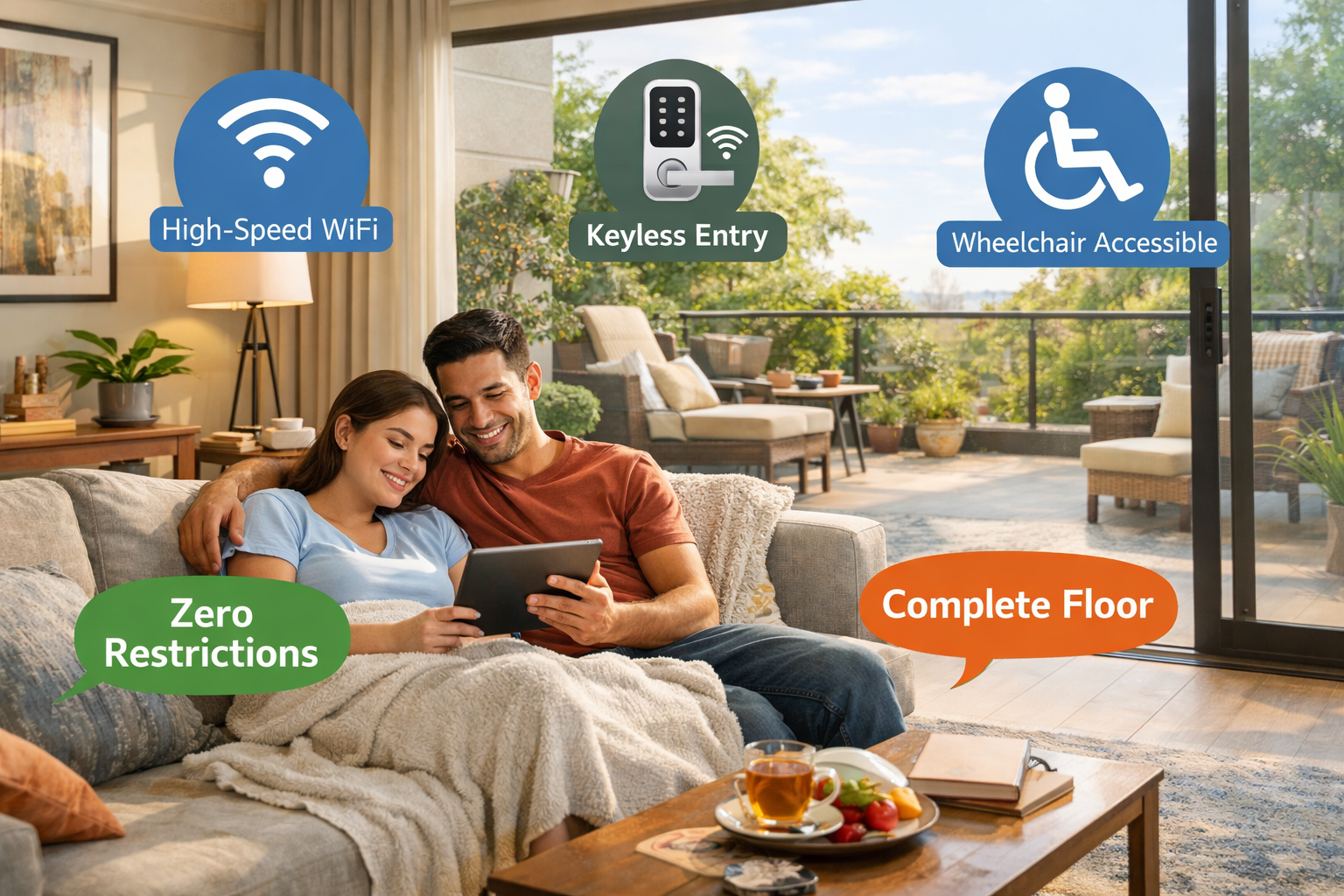 Flexi-stay Airbnb amenities for medical guests