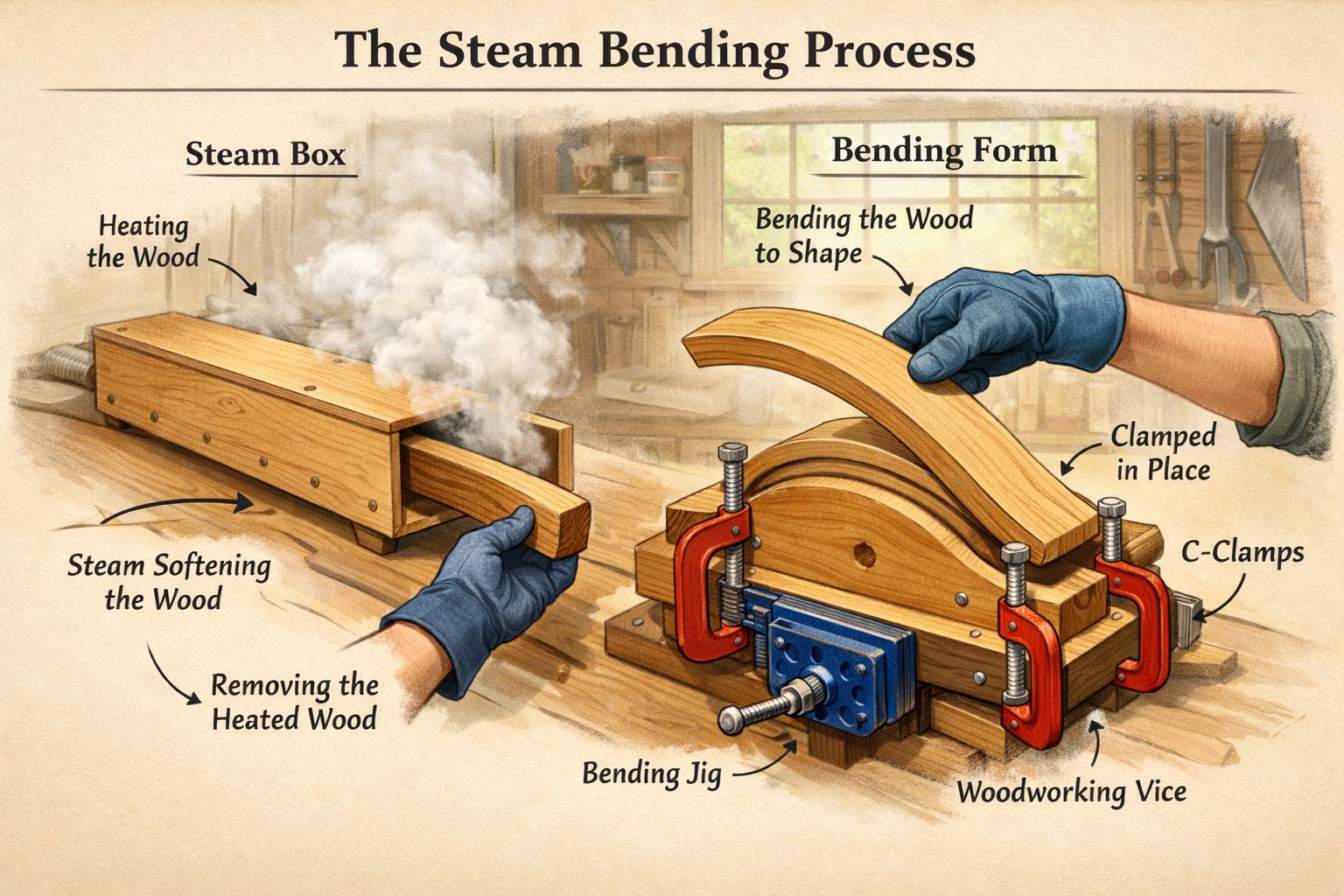 The Steam Bending Process