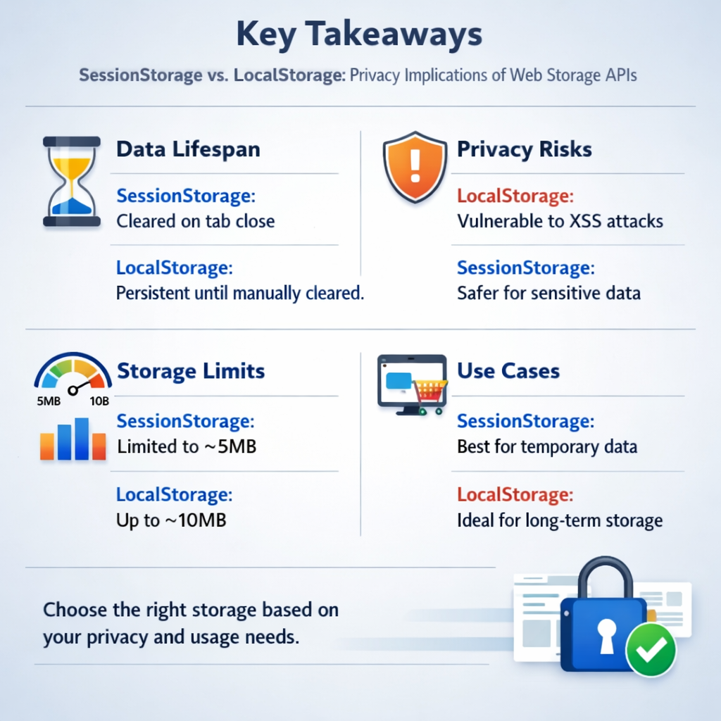 What Is the Difference Between SessionStorage and LocalStorage?