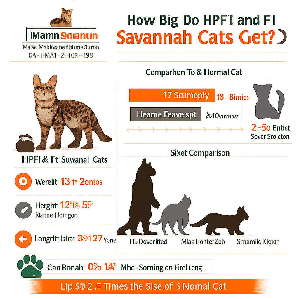 How Does Breeder Quality Affect Savannah Cat Size?