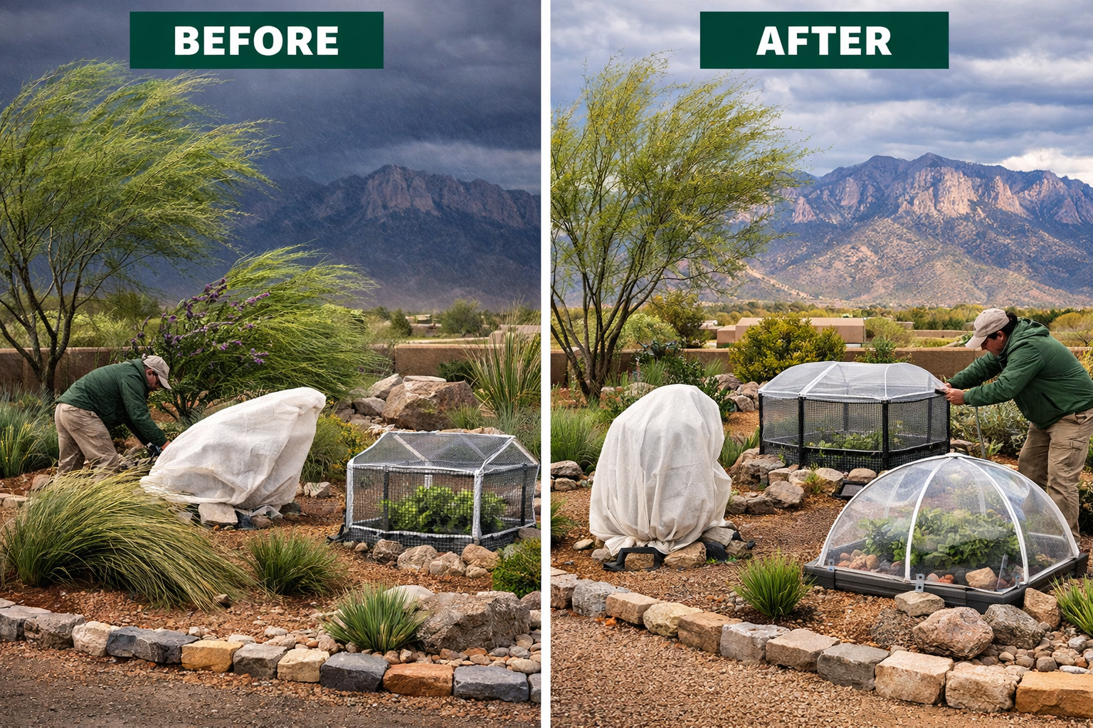 Wind and Hail-Resistant Plant Selection