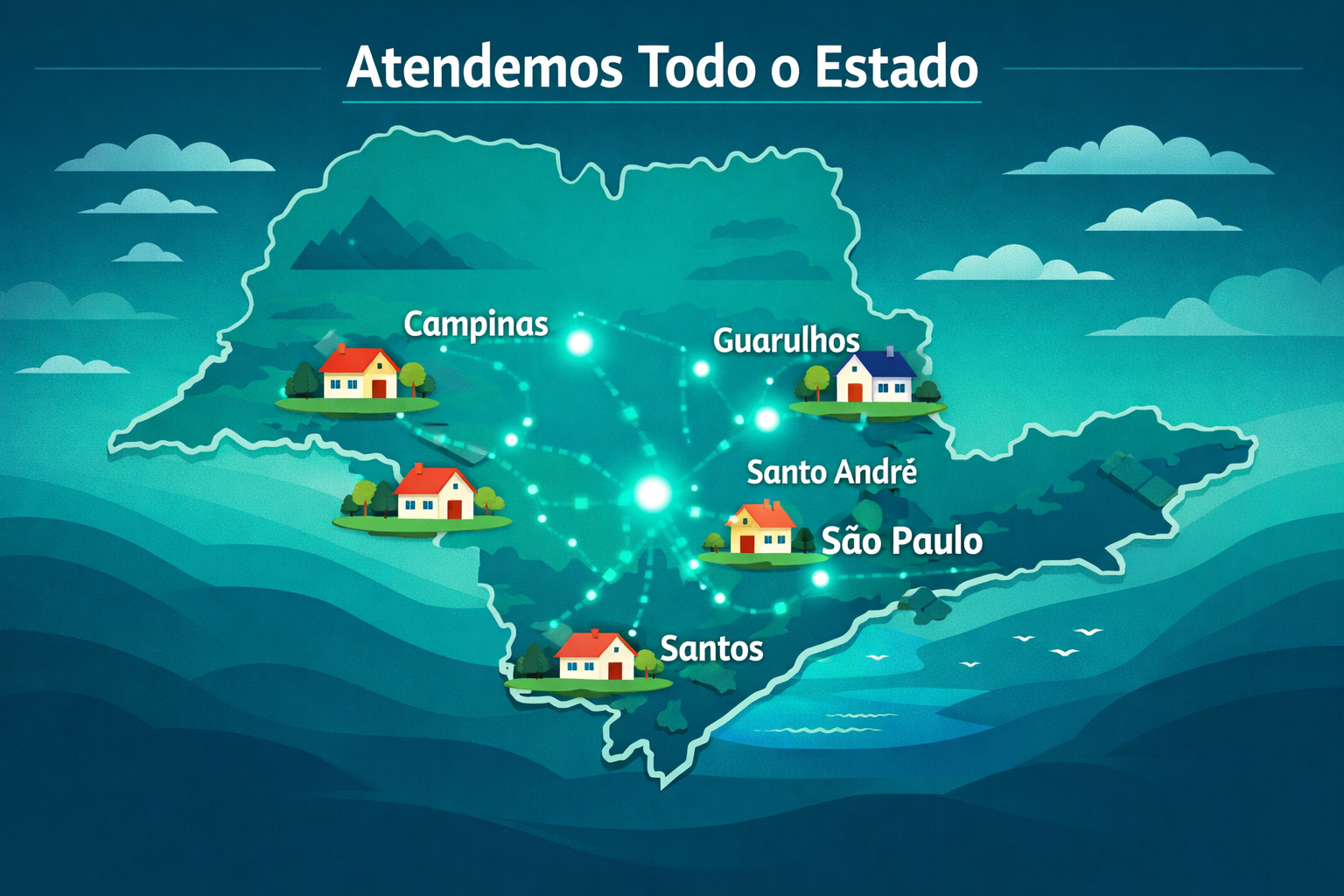 Atendimento na Região do ABC, Baixada Santista e Cidades Próximas de São Paulo