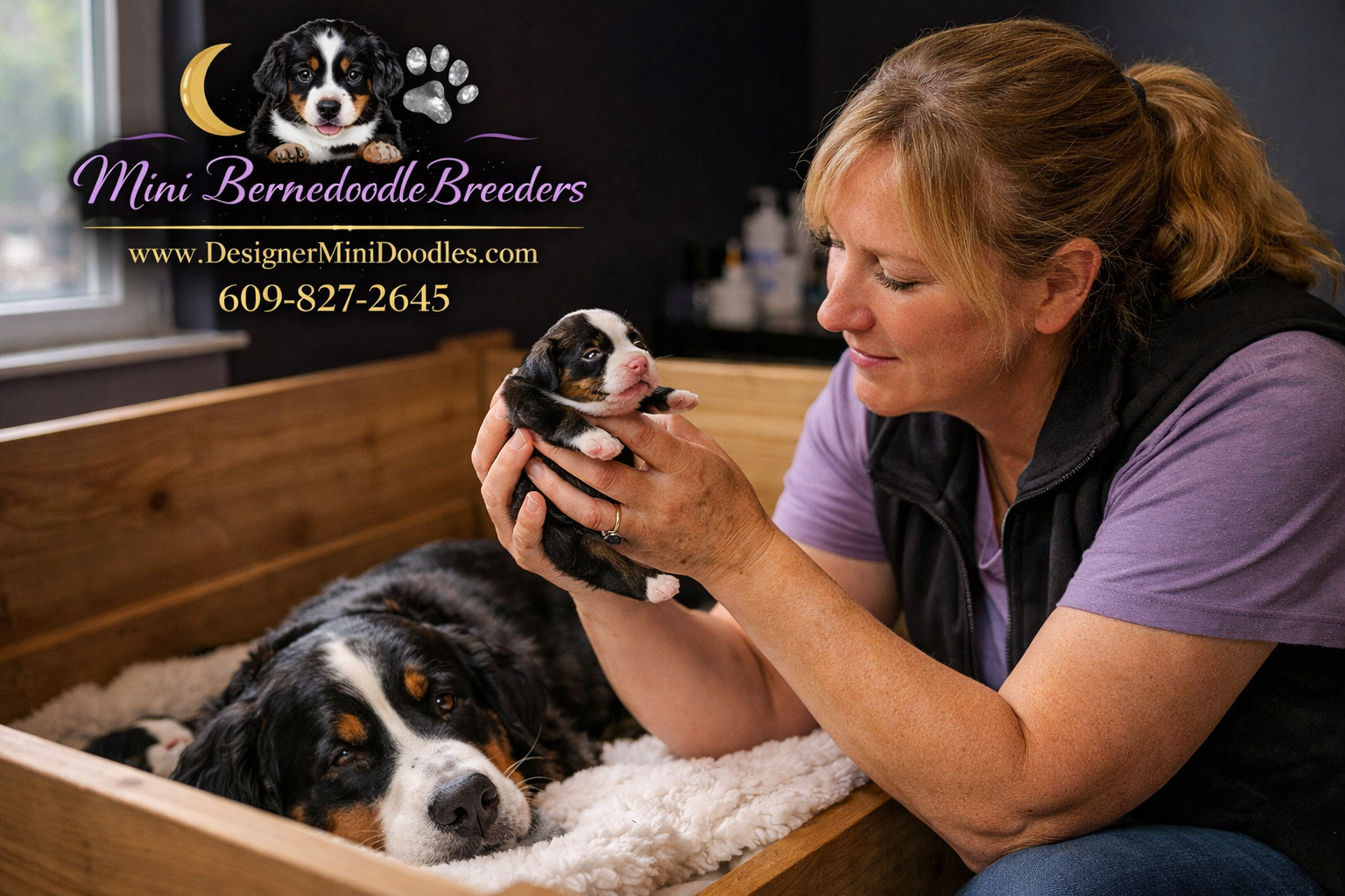 mini bernedoodle for sale