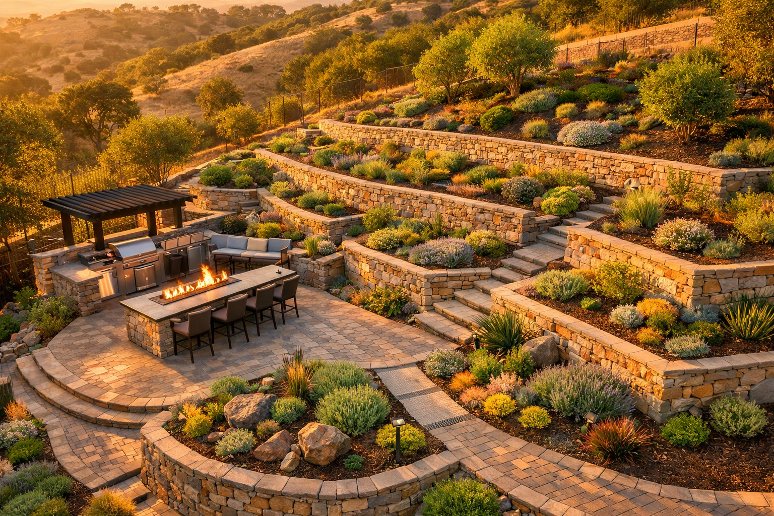 Retaining Walls and Hillside Solutions