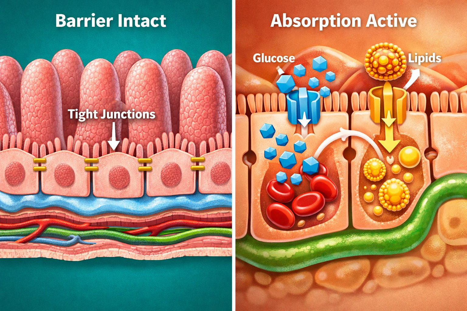 Gut Barrier Function and Nutrient Absorption in GLP-2 Research Models