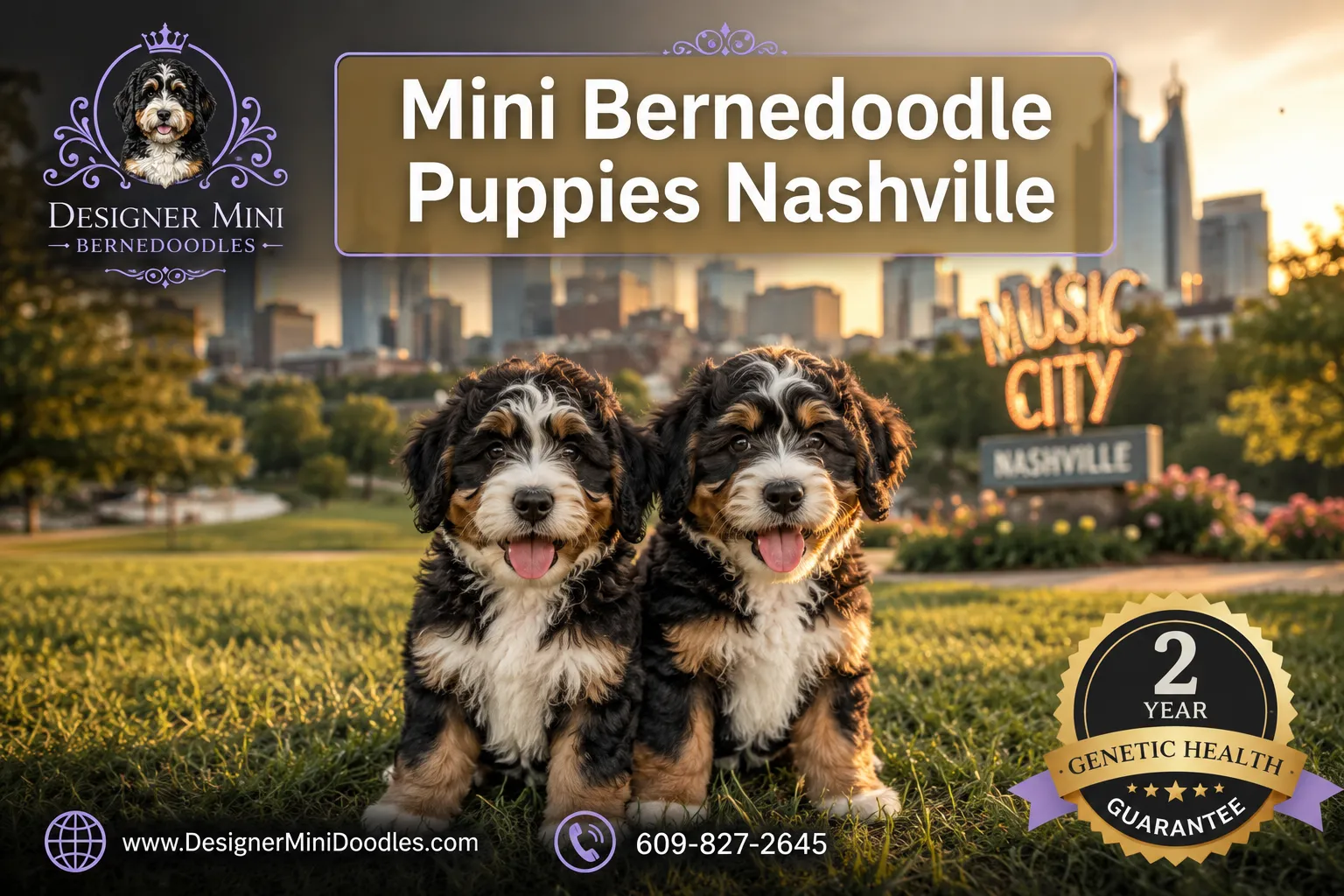 Mini bernedoodle puppies Nashville