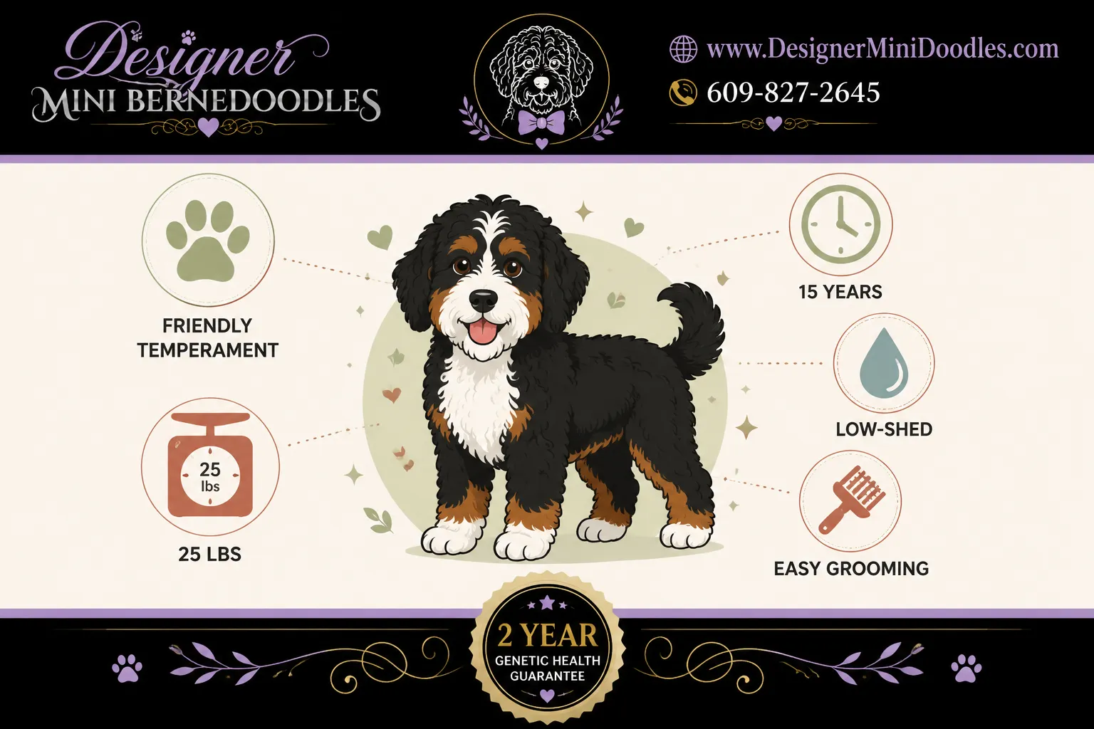 Mini bernedoodle puppies Nashville