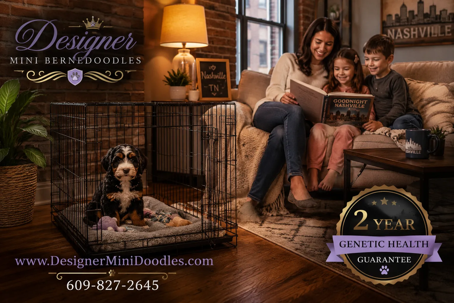 Mini bernedoodle puppies Nashville