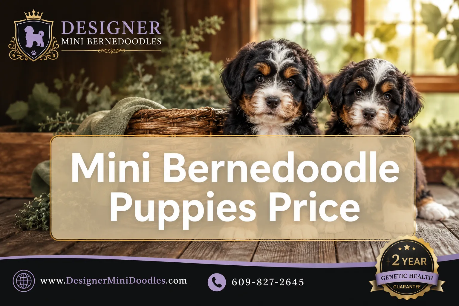 mini bernedoodle puppies price