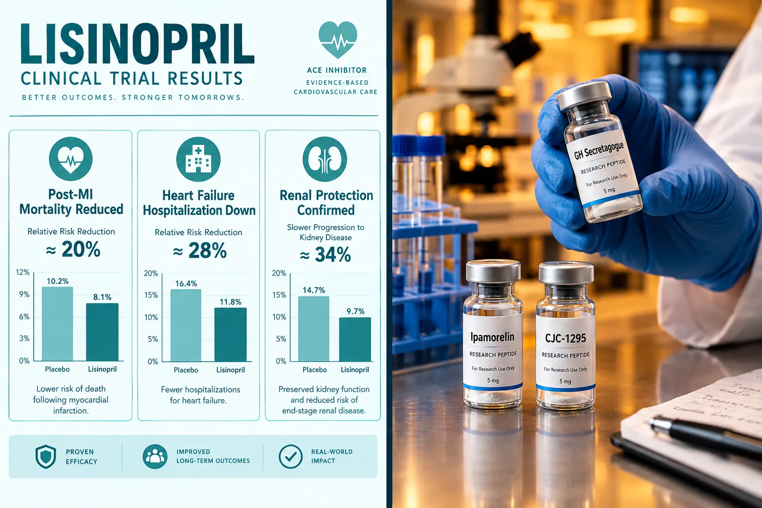 Clinical Evidence Anchoring Lisinopril as the Control Agent