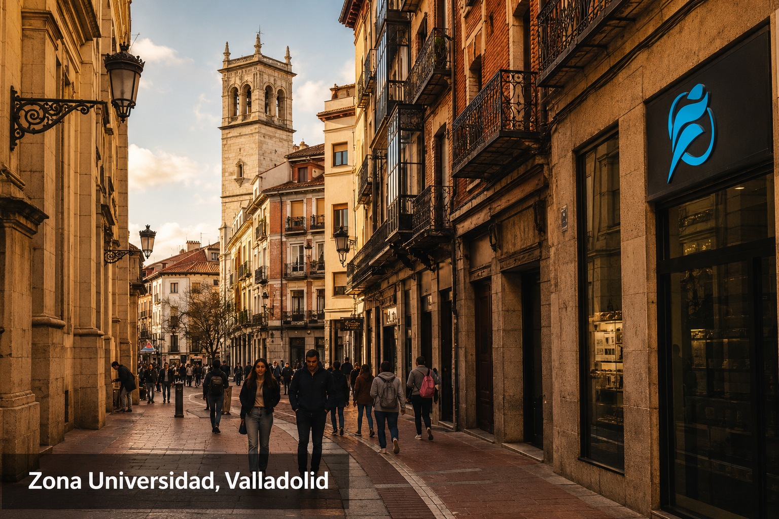 La zona de Universidad en Valladolid y la Calle Librería: por qué hay tanta demanda de podología aquí