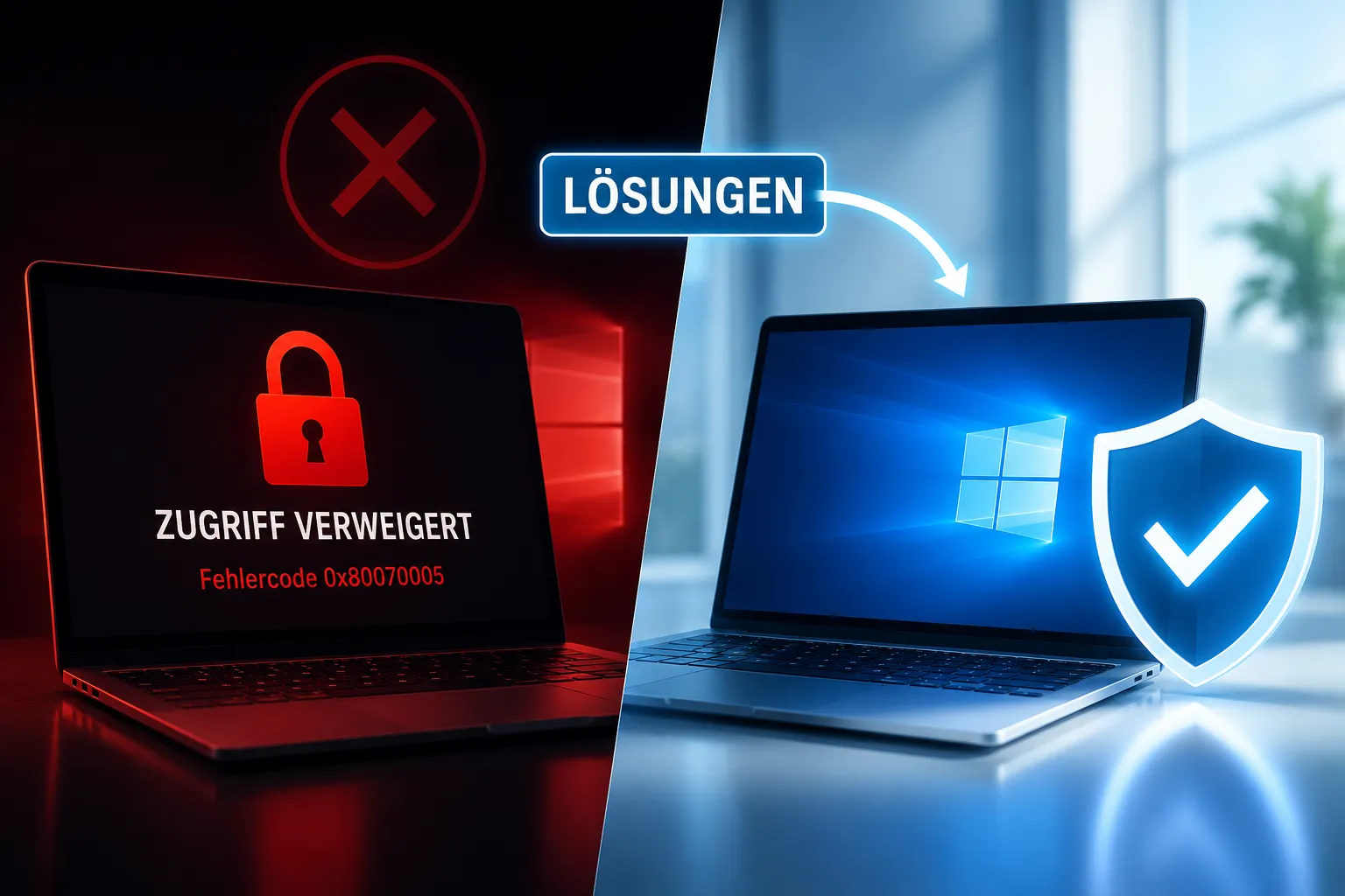 Editorial landscape image () for the article section "section 3" about Fehlercode 0x80070005: Zugriff verweigert – Lösungen