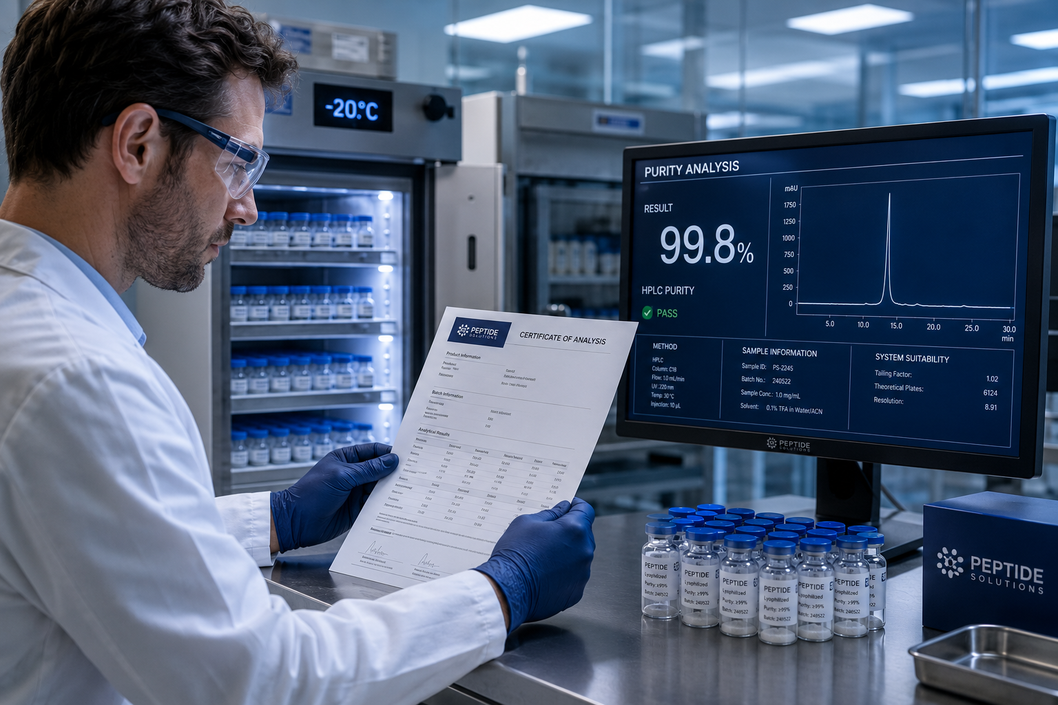 Get authentic and best quality peptides in the UK with CoA