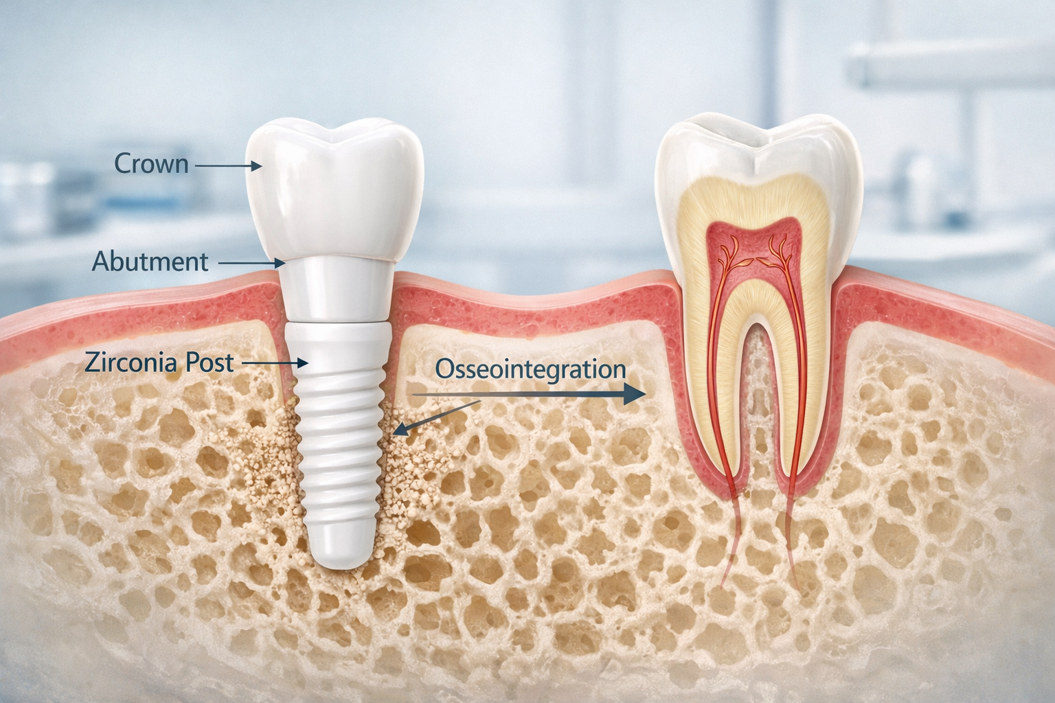 Zirconia Dental Implants Dallas 