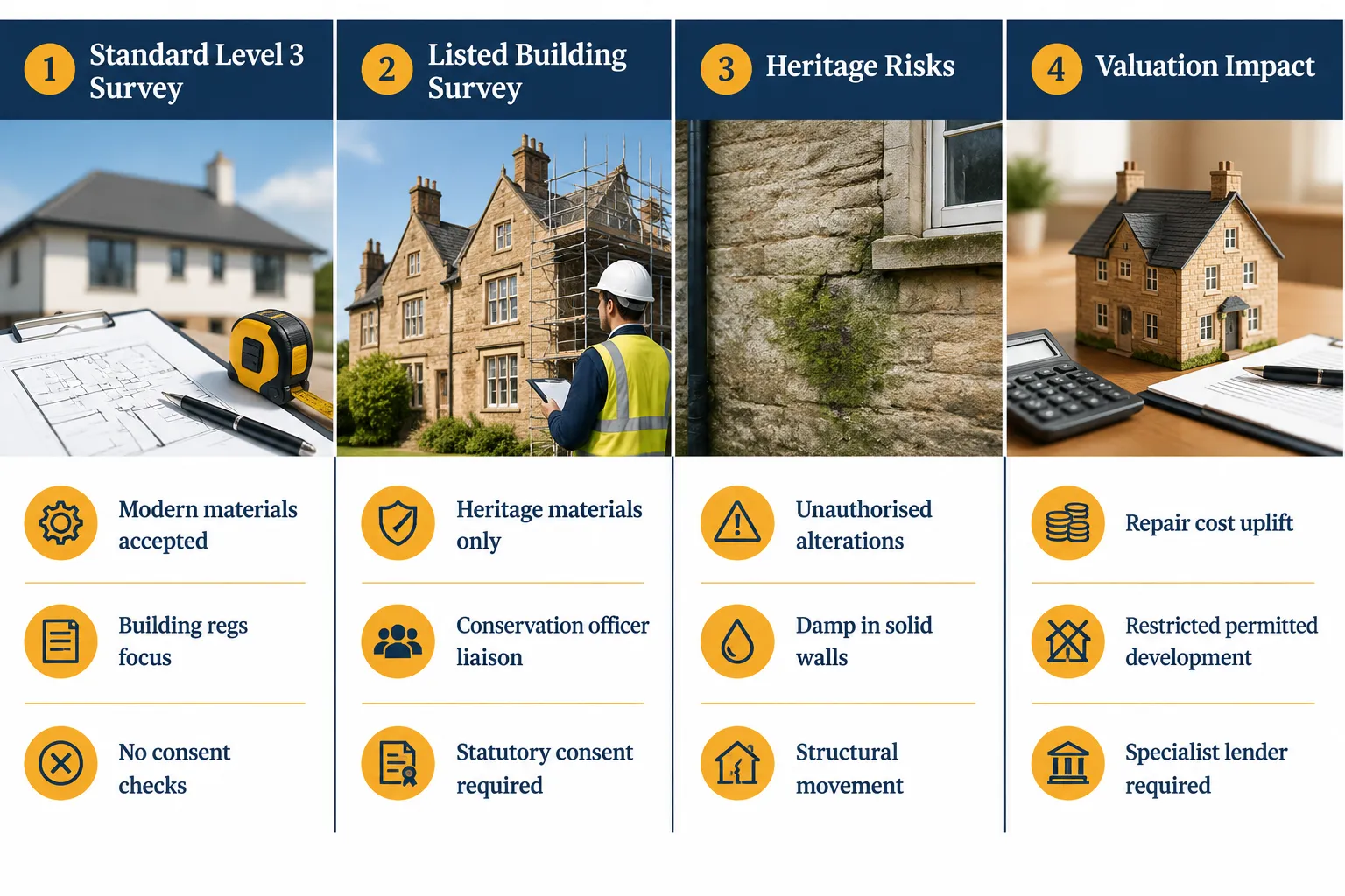 RICS Standards Governing Listed Building Survey and Valuation Work