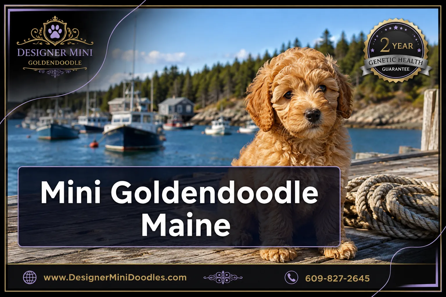 mini goldendoodle Maine