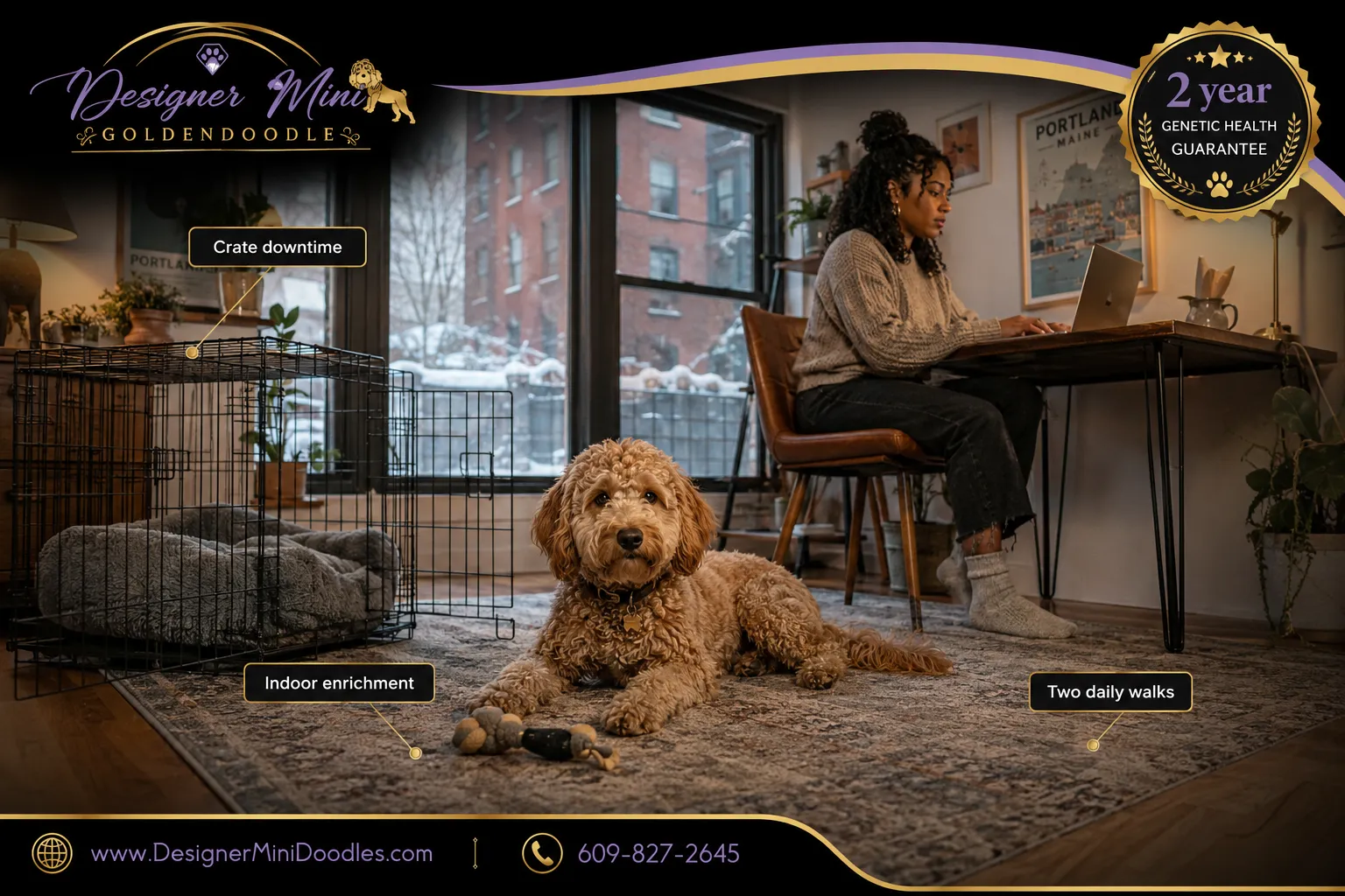 Are Mini Goldendoodles Good for Apartments in Maine?