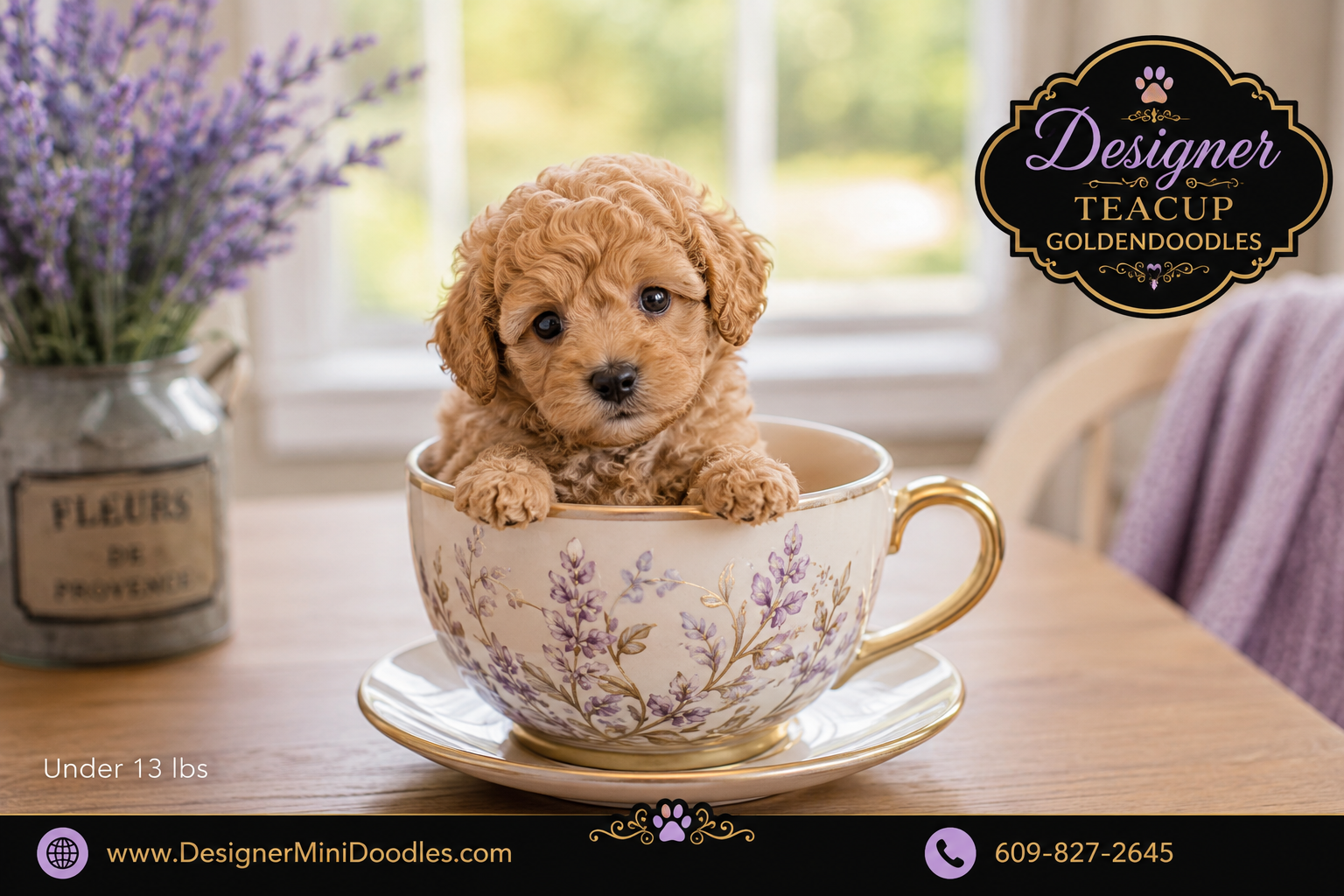 teacup goldendoodle size