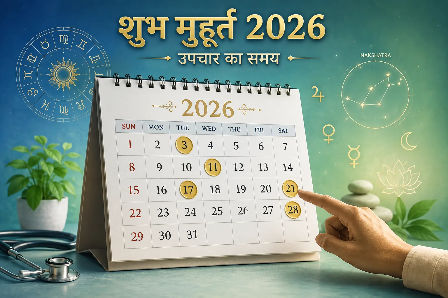 Best auspicious dates for surgery in 2026 according to Vedic astrology