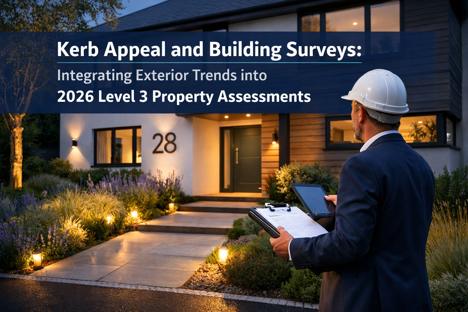 Professional () hero image with : 'Kerb Appeal and Building Surveys: Integrating Exterior Trends into 2026 Level 3 Property