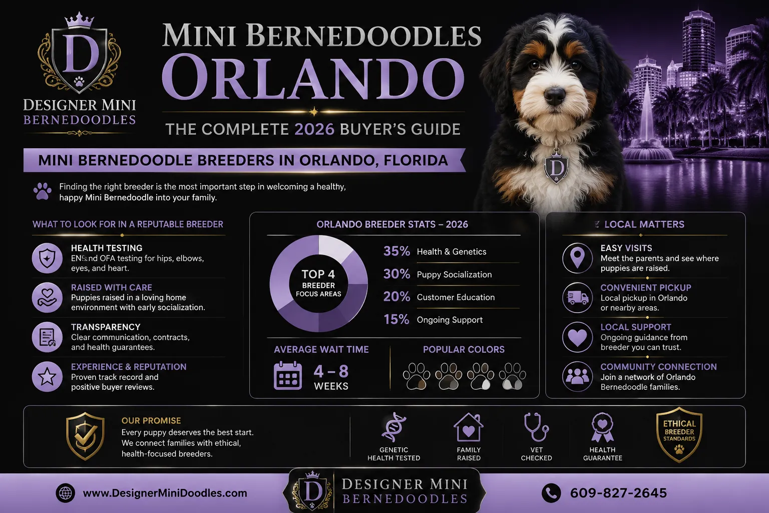 mini bernedoodles in Orlando