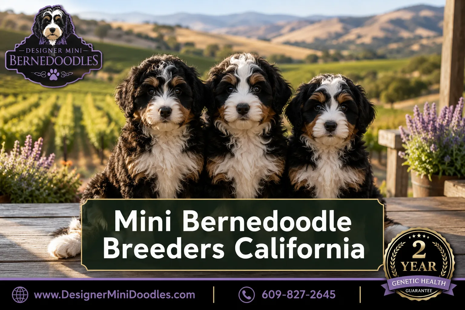 mini bernedoodle breeders California