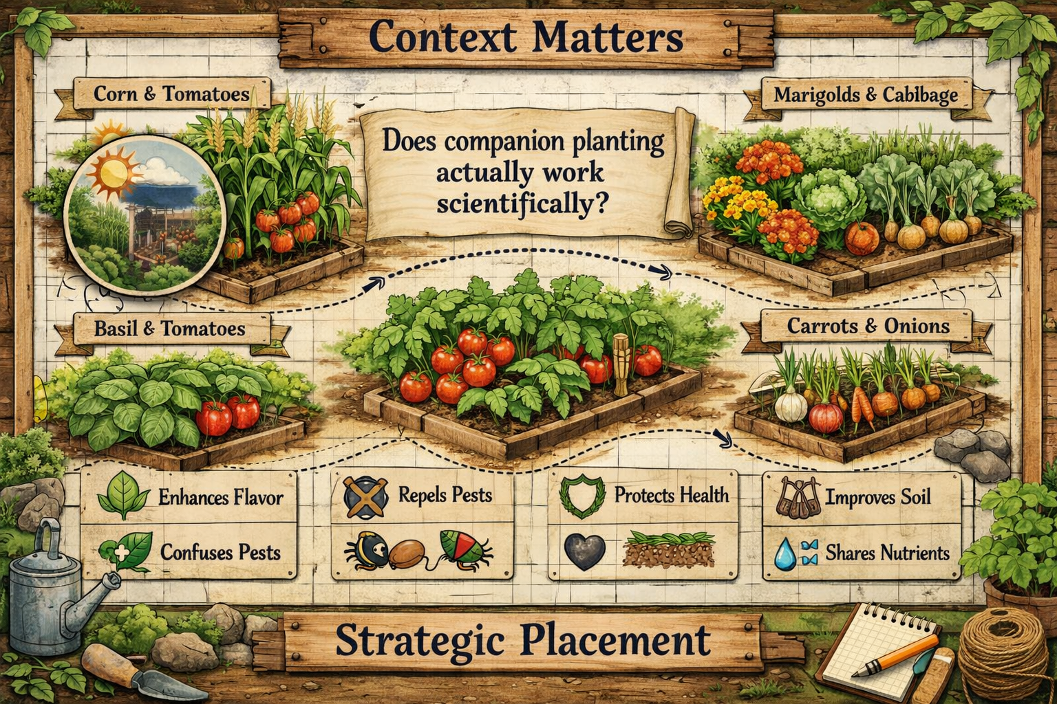 Does companion planting actually work scientifically?