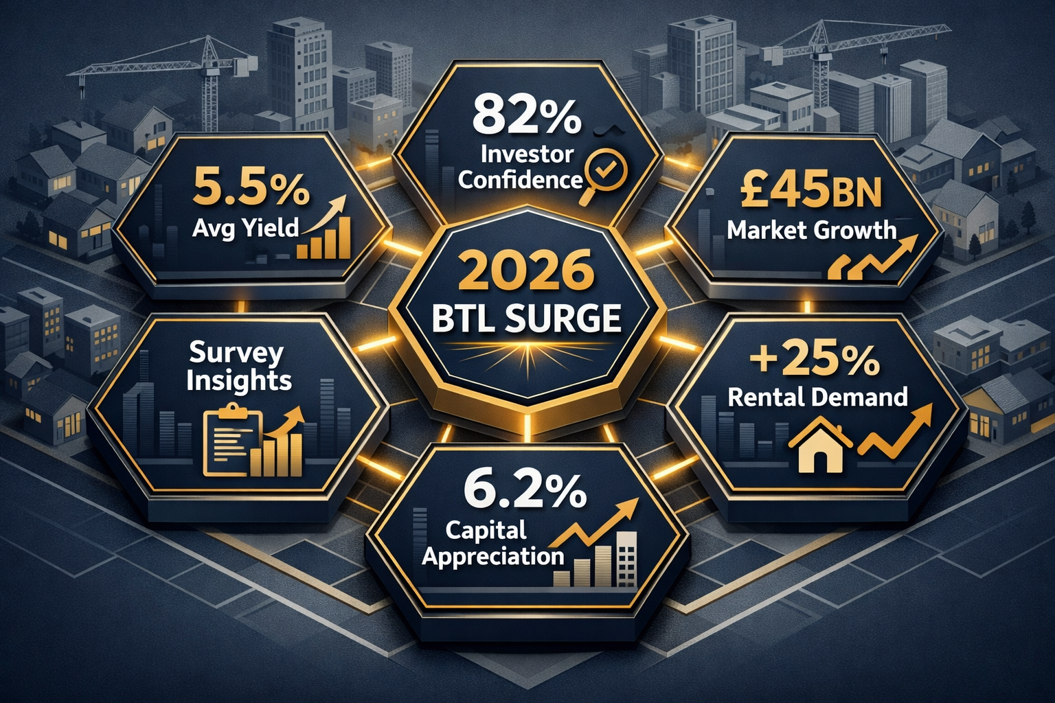 Key visual for 'Key Takeaways' section: Isometric infographic landscape with interconnected hexagonal data nodes representing institutional
