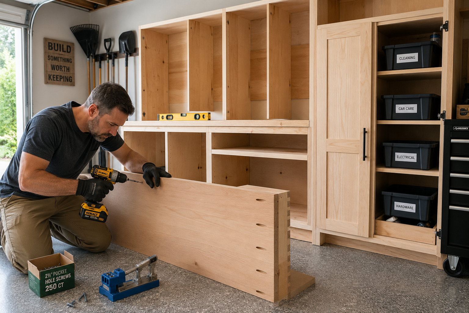 Constructing Sturdy Shelving Units