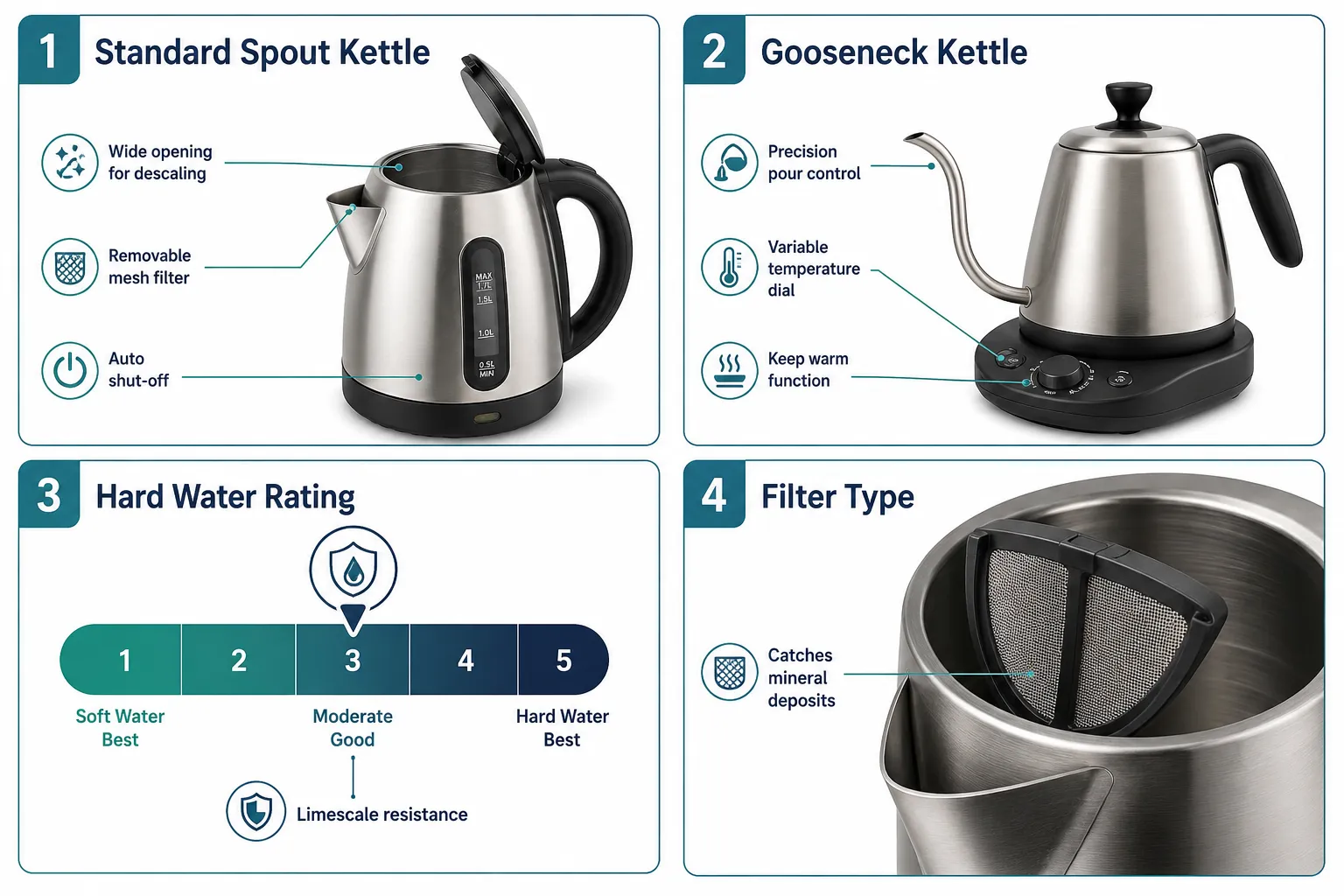 Best Electric Tea Kettle for Hard Water What Makes a Tea Kettle Good for Hard Water
