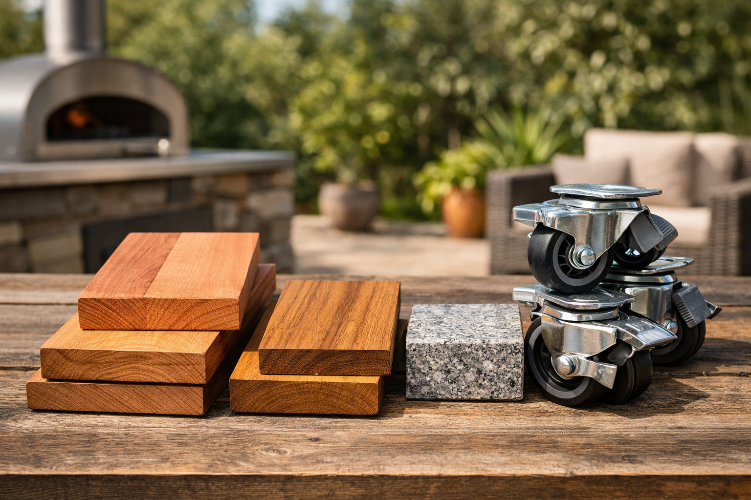 Building a Modern Wood-Fired Pizza Oven Stand