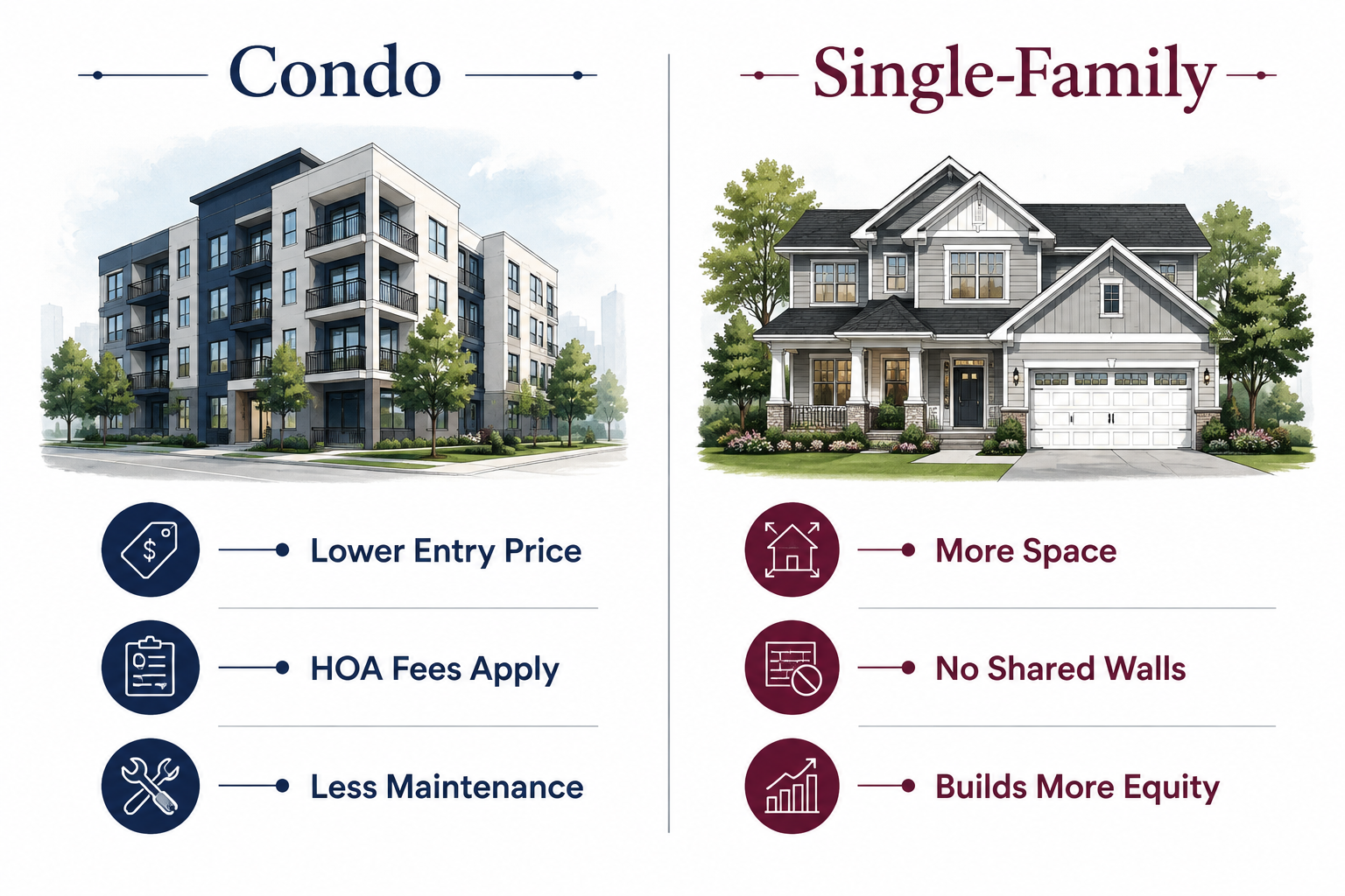 Condo vs. Single-Family Home on One Income