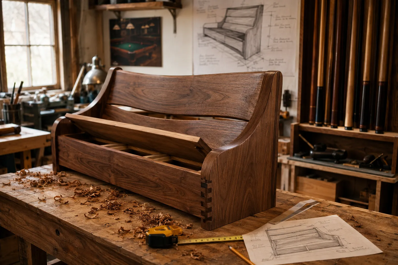 Designing and Building Custom Pool Table Benches for Optimal Comfort