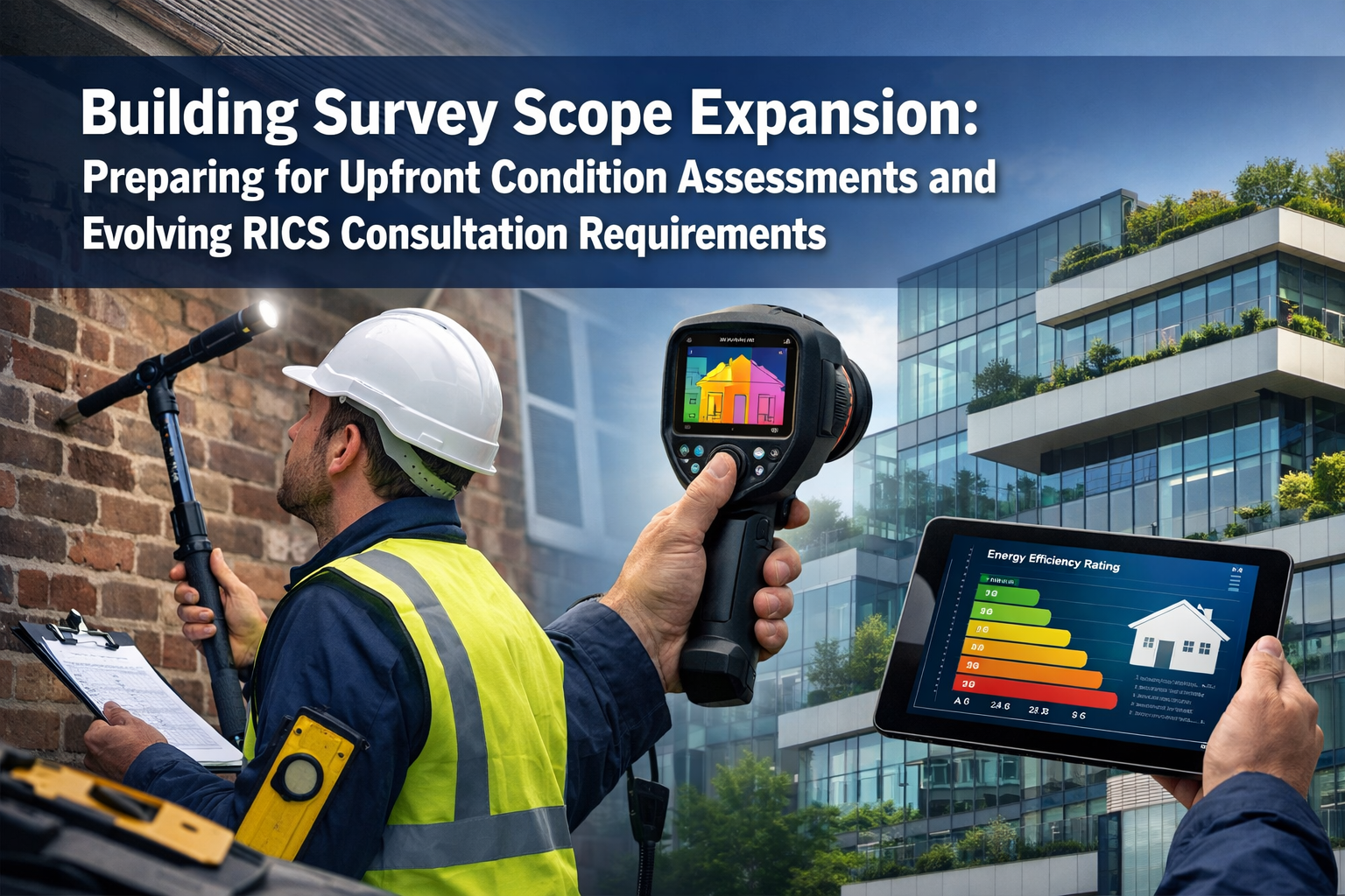 Professional () hero image featuring 'Building Survey Scope Expansion: Preparing for Upfront Condition Assessments and