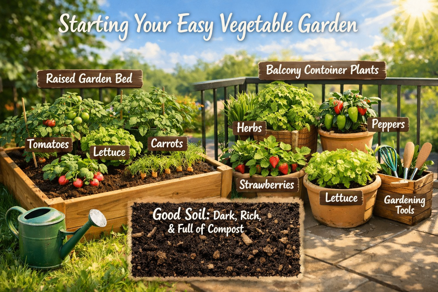 Easy Vegetables for Beginners
