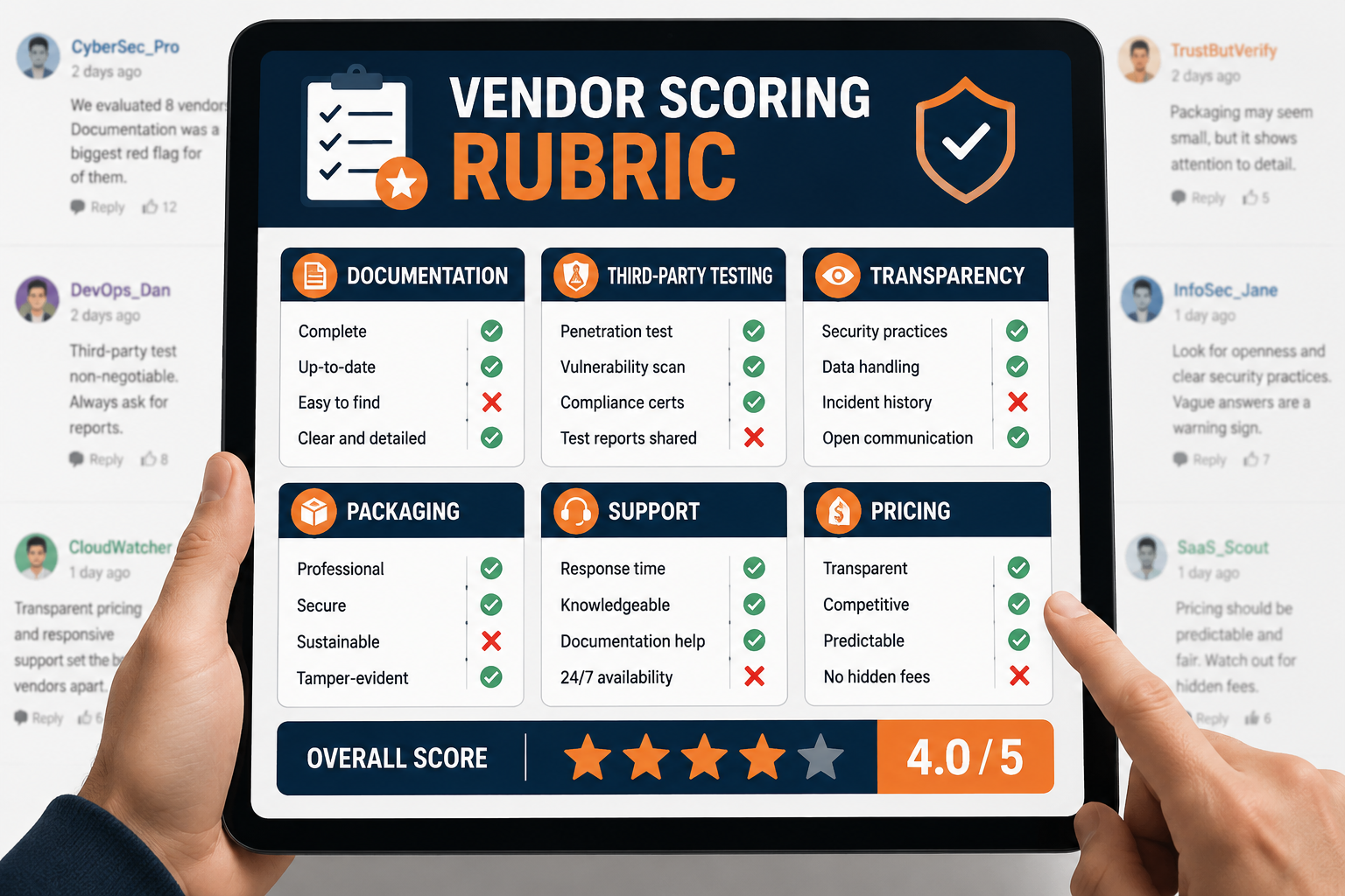 Structured Scoring Rubrics: Beyond Simple Recommendations