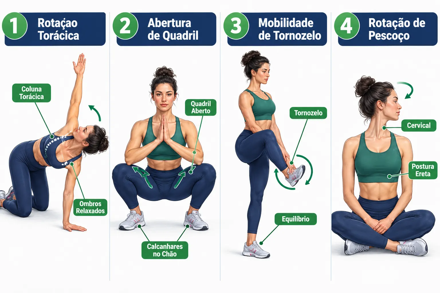 7. Abertura de Ombros com Bastão ou Faixa (Shoulder Pass-Through)