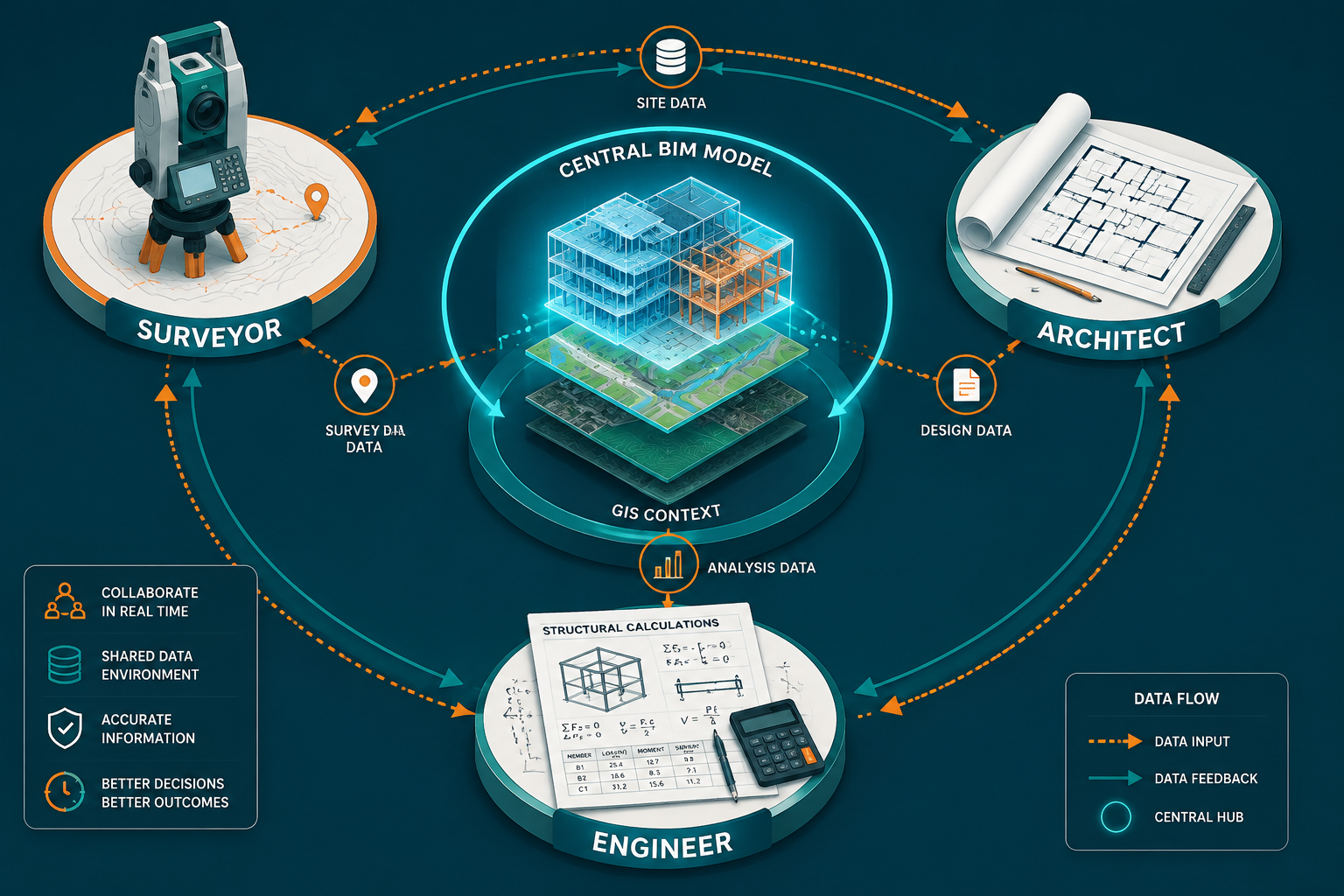 The Collaboration Framework: Surveyors, Architects, and Engineers Working Together