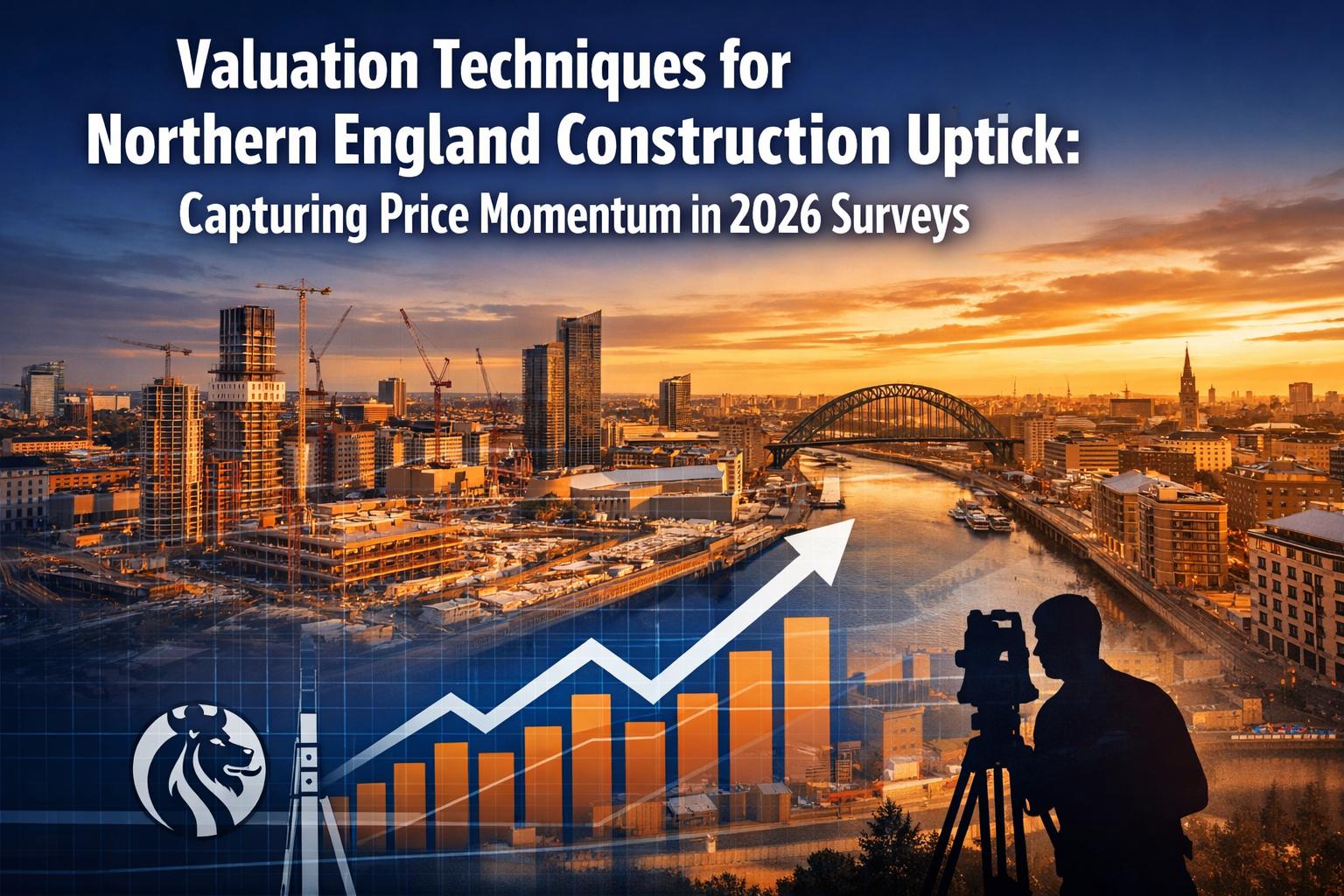 Professional () hero image featuring 'Valuation Techniques for Northern England Construction Uptick: Capturing Price