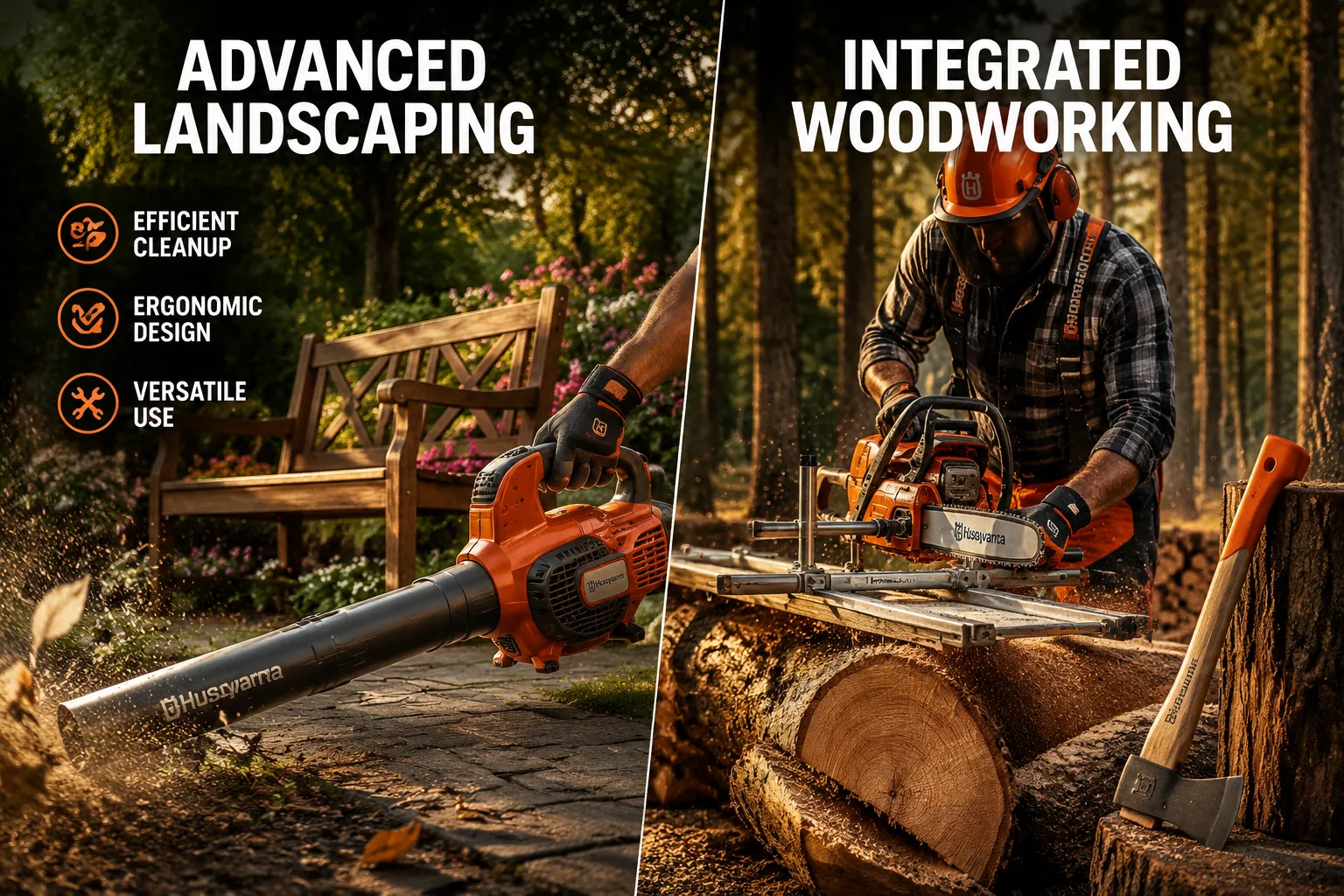 Integrating Husqvarna Outdoor Power Tools for a Complete Woodworking Workflow: Beyond Milling, Advanced Timber Prep & Landsca