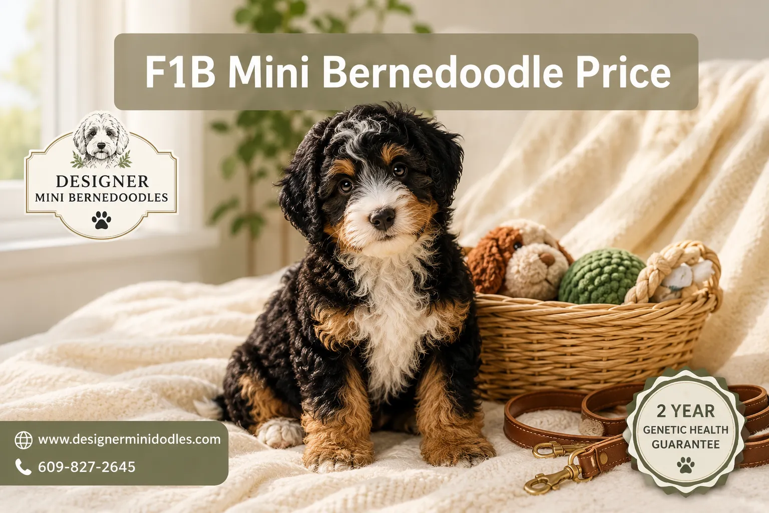F1B Mini Bernedoodle price