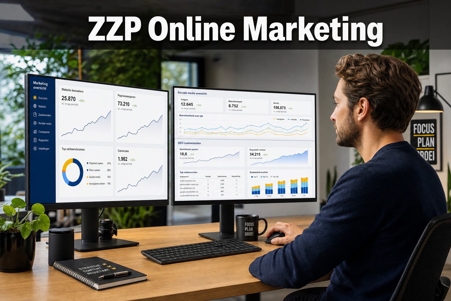 ZZP Online Marketing hero image