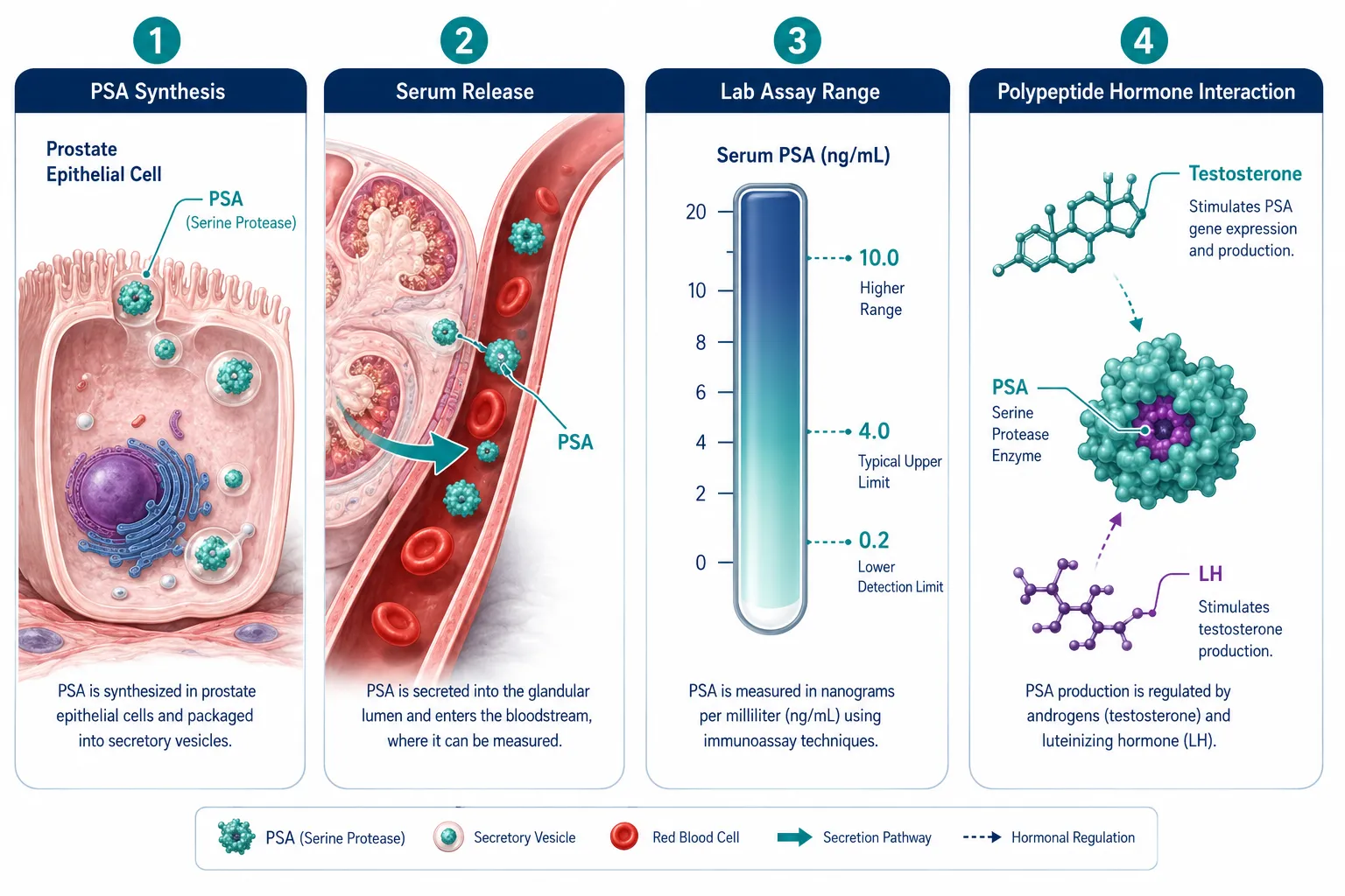 What PSA Actually Is: A Polypeptide at the Center of Hormone Research