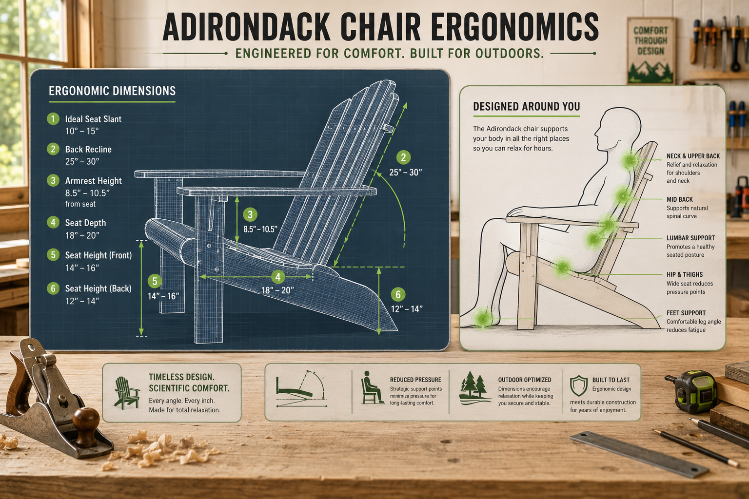 Critical Dimensions and Angles for Comfort