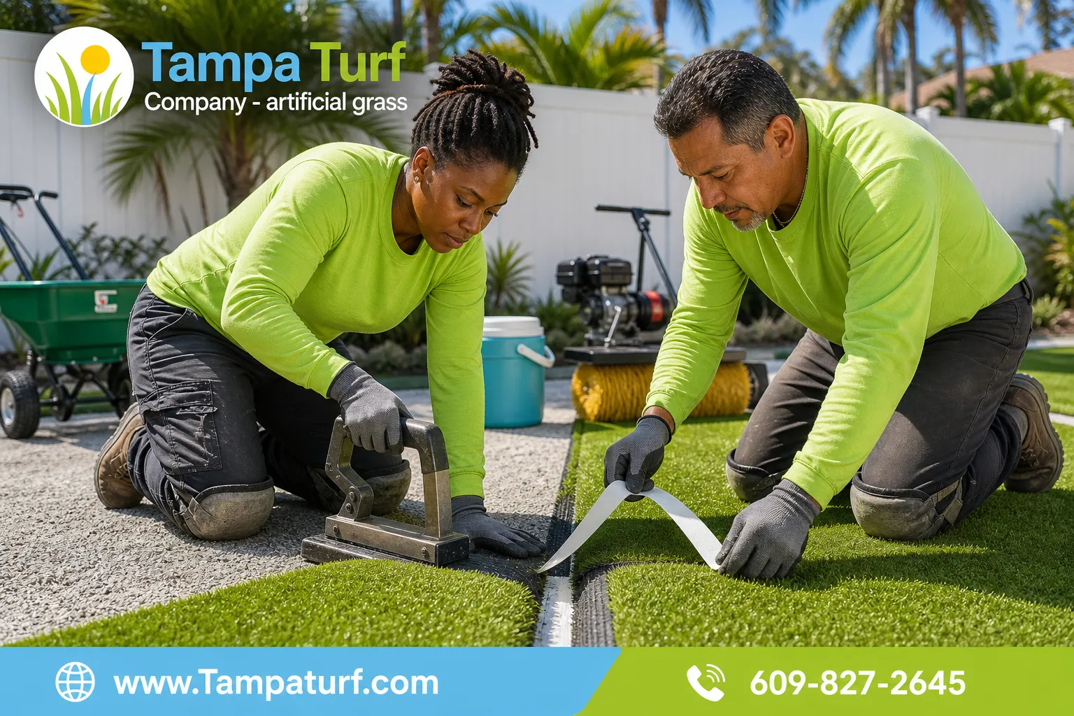Do I need a professional to install turf in Florida, or can I DIY?