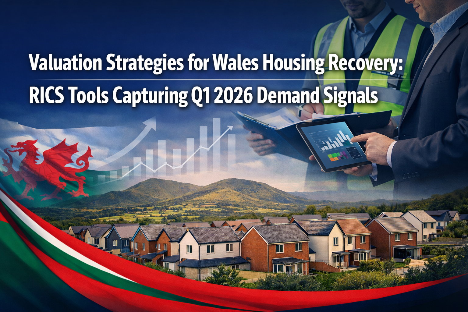 Professional () hero image with 'Valuation Strategies for Wales Housing Recovery: RICS Tools Capturing Q1 2026 Demand
