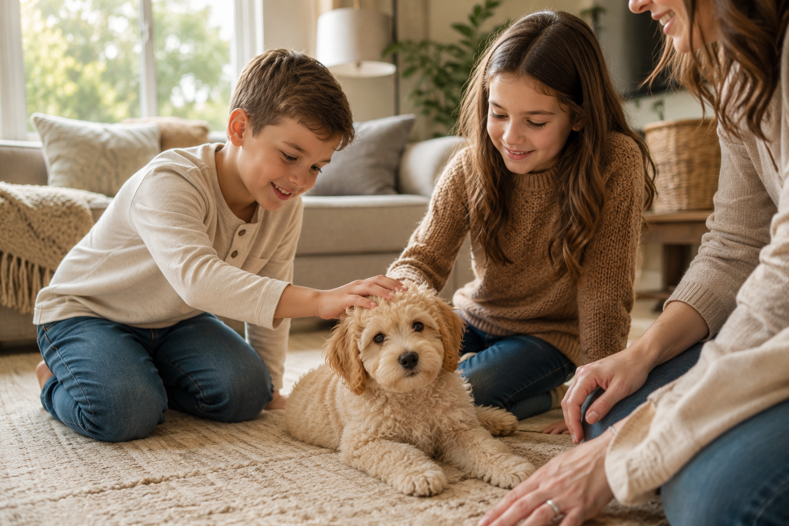 Are Toy Goldendoodles Good With Kids?
