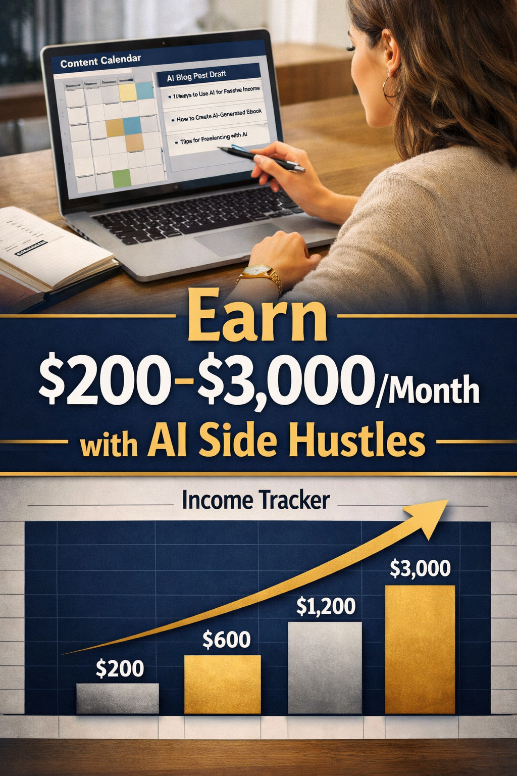 AI side hustle income streams for stay-at-home moms