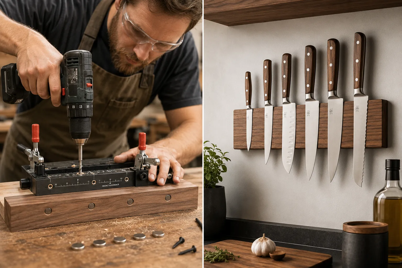 Batch Producing Magnetic Knife Holders